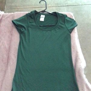 Woman's Green Shirt